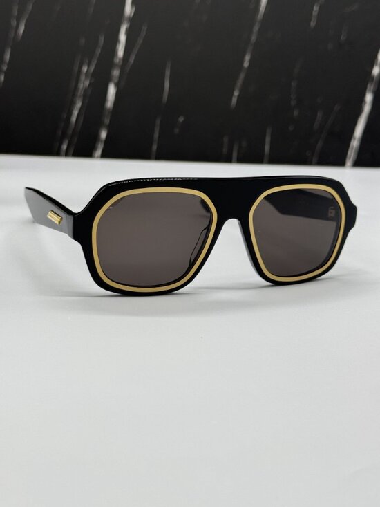 NEW BOTTEGA VENETA BV1217S 001 WOMEN BLACK SUNGLASSES main image 5